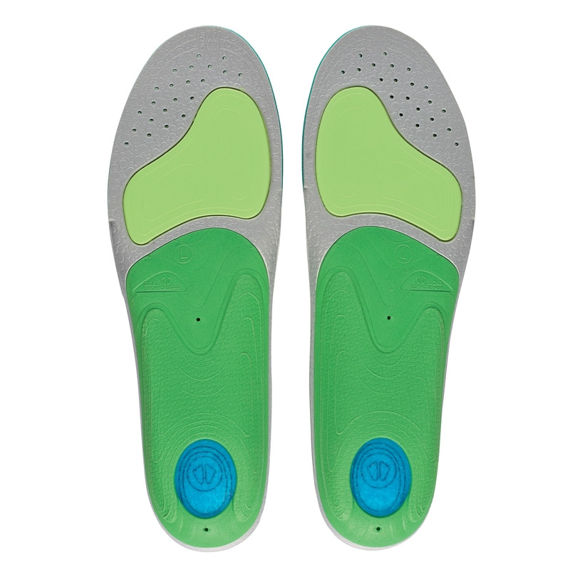 Insoles providing stability and protection to the foot arch