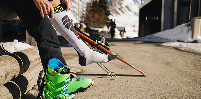 Calcetines de esquí confort y calor