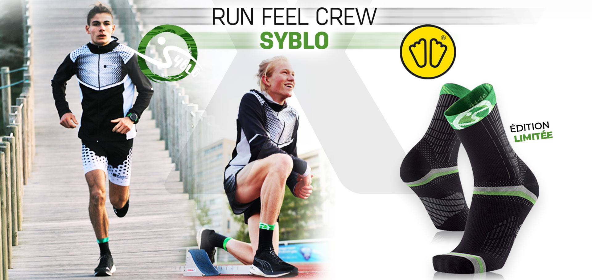 Sidas x Syblo, les chaussettes de running en collaboration avec les youtubeurs Syblo