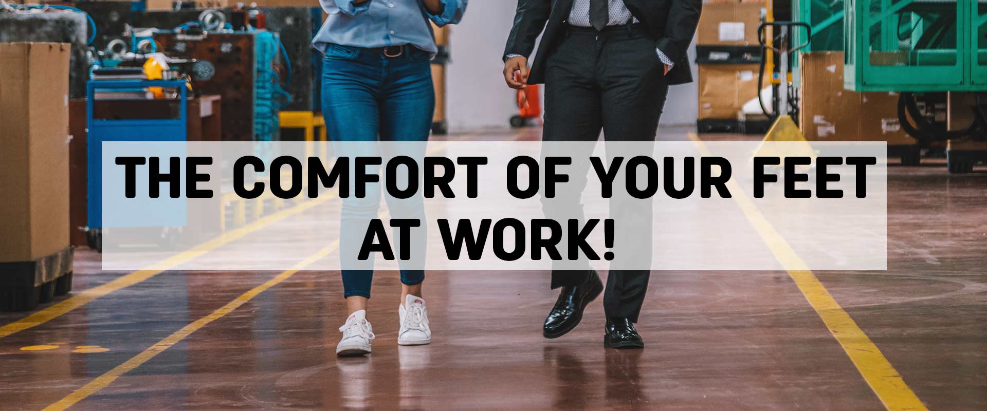 Confort of your feet at work thanks to gel insoles